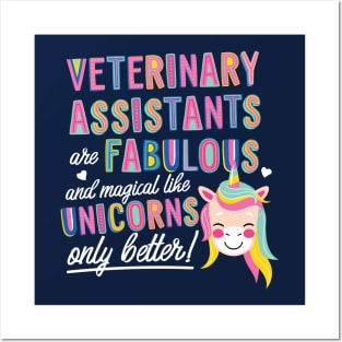 Veterinary Assistants are like Unicorns Gift Idea Posters and Art